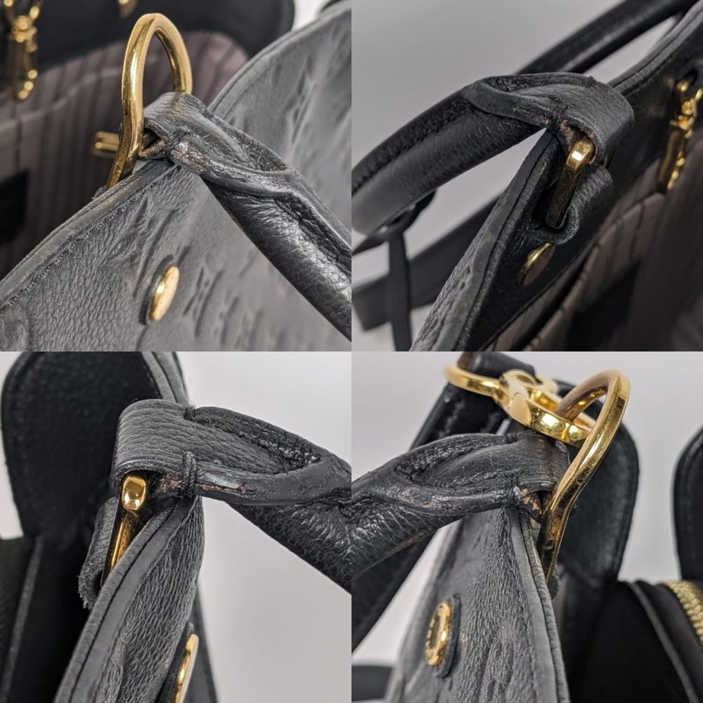 SOLD Louis Vuitton Empreinte Montaigne MM Black - Picture 9 of 9